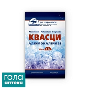 Квасцы алюмокалиевые