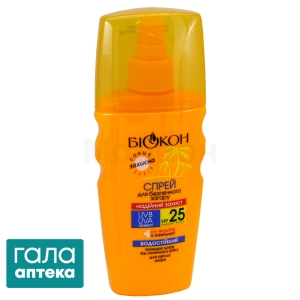 Спрей для безопасного загара spf 25