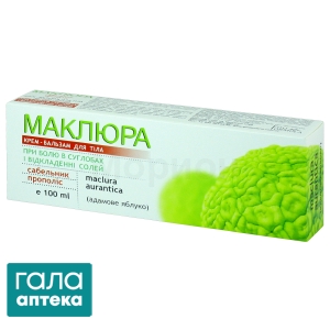 Крем-бальзам для тела Маклюра, сабельник, прополис