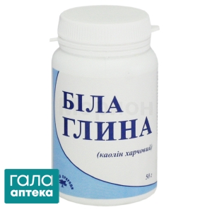 Біла глина каолін харчовий