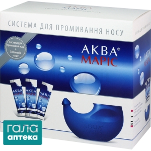 Аква Маріс система д/носа + м/сіль саше пак.№30