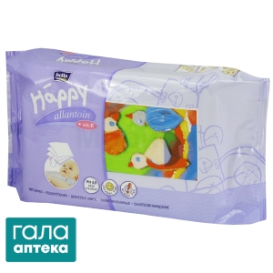 Серветки вологі Хеппі