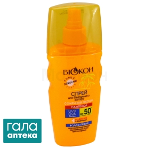Спрей для безопасного загара SPF-50+