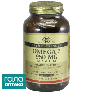 Тройная омега-3 ЭПК и ДГК