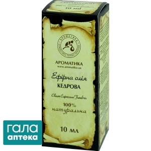Олія ефірна кедрова 10мл