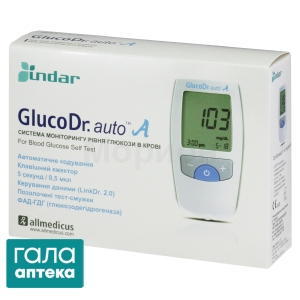 Система для визначення рівня глюкози в крові GlucoDr auto AGM 4000