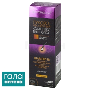 Шампунь Натур.мед луково-чесночный комплекс для волос