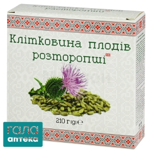 Клетчатка плодов расторопши