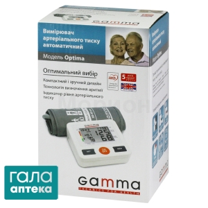 Вимірювач артеріального тиску Гамма