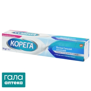 Корега экстра сильный классический крем для зубных протезов