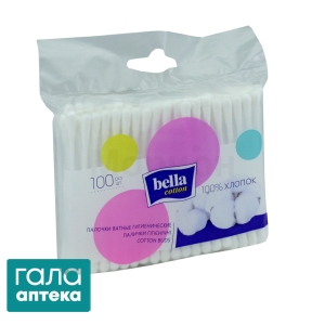 Палочки гигиенические Белла коттон