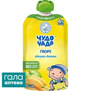 Пюре яблочно-банановое Чудо-чадо