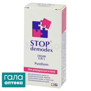 Стоп демодекс крем 9 в 1 Пуредерм