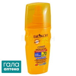 Спрей против загара SPF-70
