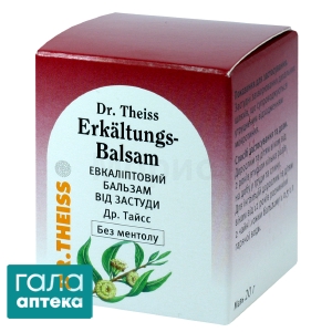Др. Тайсс евкаліптовий бальзам від застуди